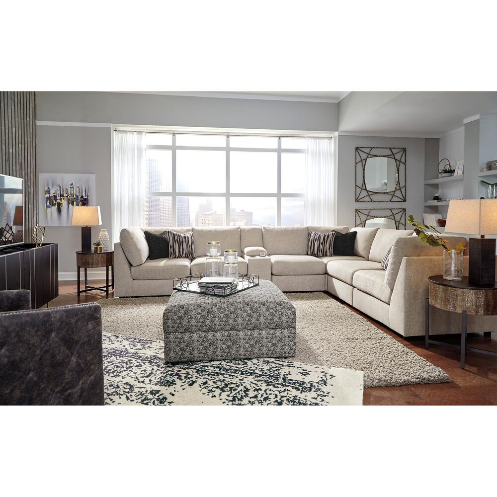 Signature Design by Ashley Kellway Ottoman With Storage in Bisque, , large