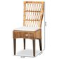 Baxton Studio Sullivan Side Chair in Natural Brown (Set of 2), , large