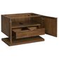 James Martin Vanities Marcello 36" Wall Mounted Single Bathroom Vanity in Chestnut with 3 cm Parisien Bleu Quartz Top and Rectangular Sink, , large