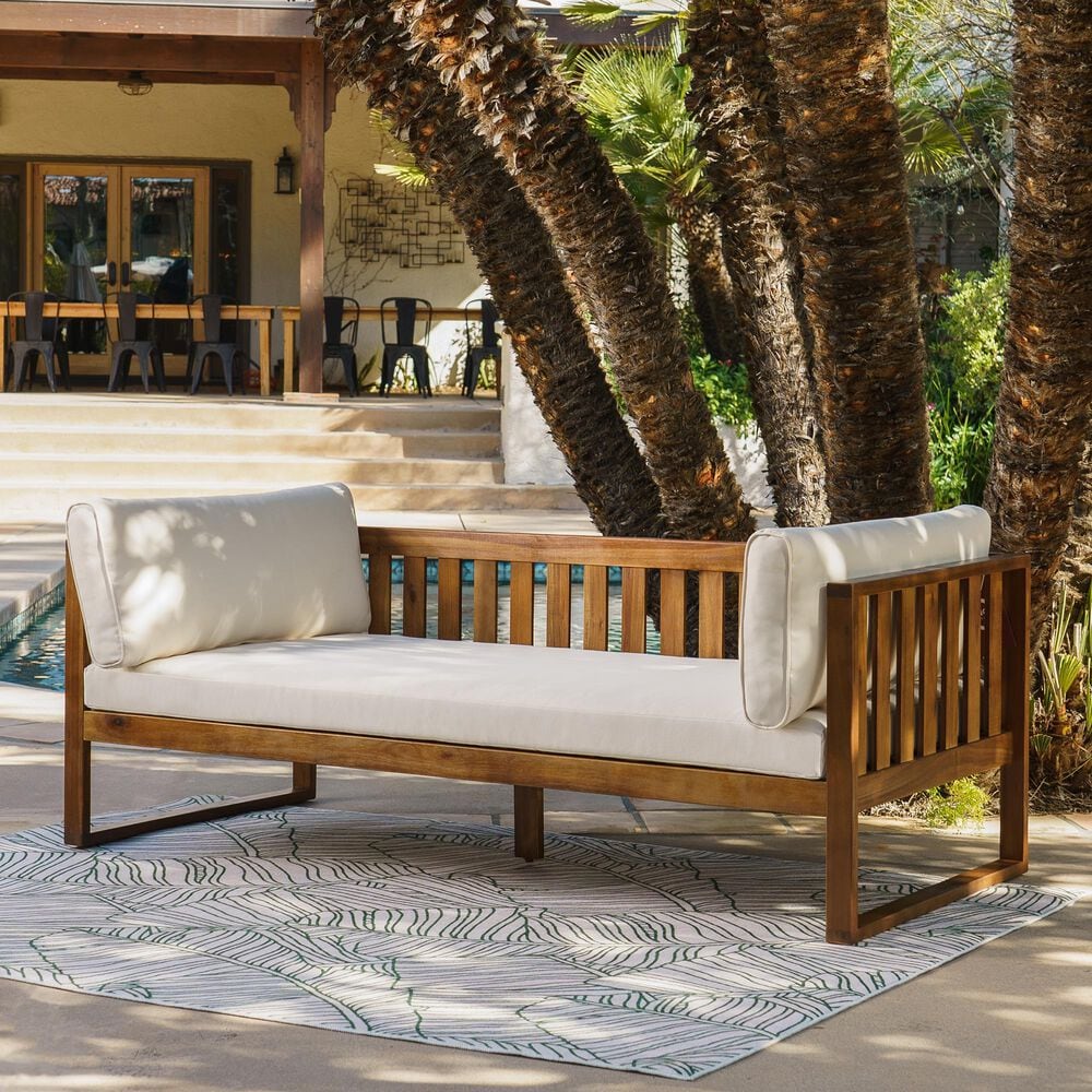 Linon Home Decor Dennehy Daybed in Acacia, , large