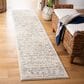 Safavieh Tulum TUL271A 2" x 7" Ivory and Grey Runner, , large