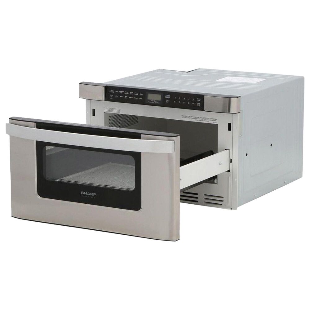 Sharp 24" "Easy Open" Microwave Drawer in Stainless Steel, , large