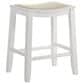 Armen Living Iyani Counter Height Stool in White, , large