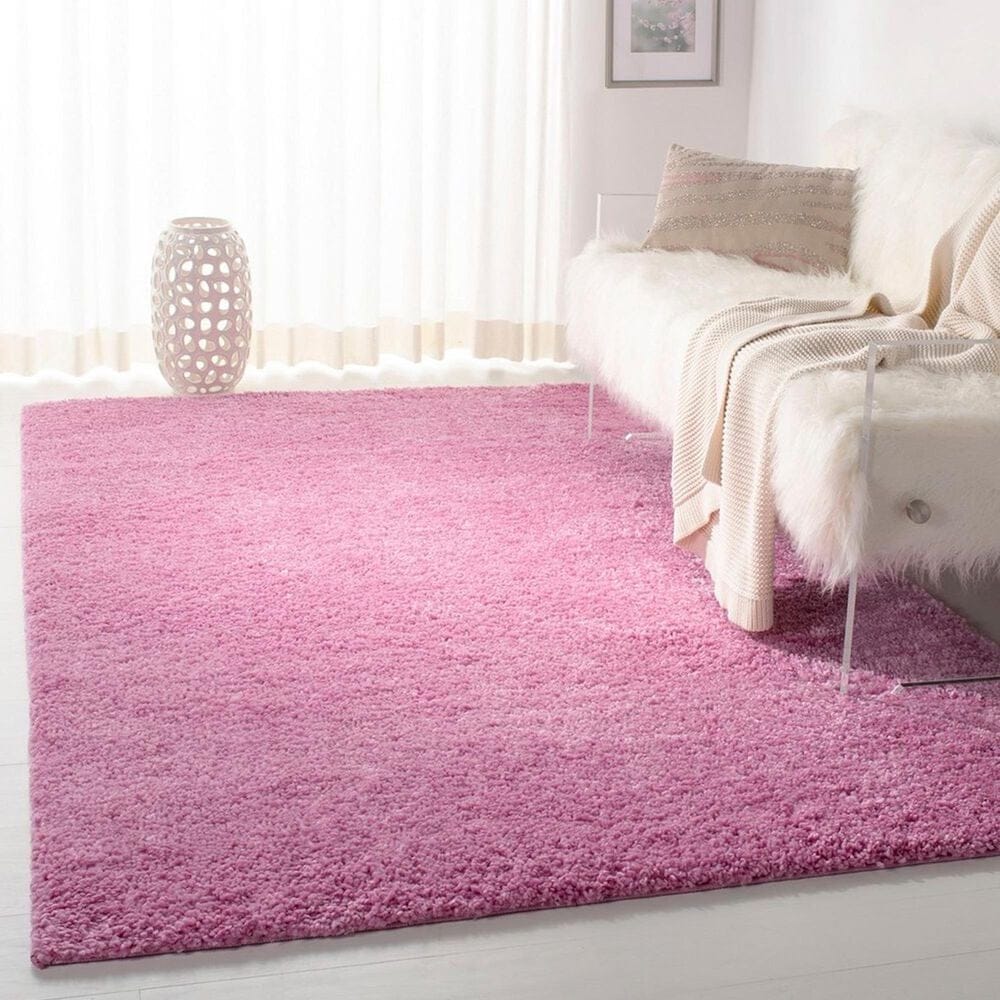 Safavieh August Shag  5&#39;3&quot; x 7&#39;6&quot; Pink Area Rug, , large