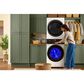 Whirlpool 4.5 Cu. Ft. Smart Front Load Washer and 7.4 Cu. Ft. Electric Dryer Stack Laundry in White, , large