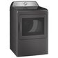 GE Profile 5 Cu. Ft. Top Load Impeller Washer and 7.4 Cu. Ft. Electric Dryer Laundry Pair in Diamond Gray, , large