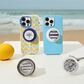 PopSockets Riviera PopGrip for MagSafe in Enamel Nautical Stripe, , large