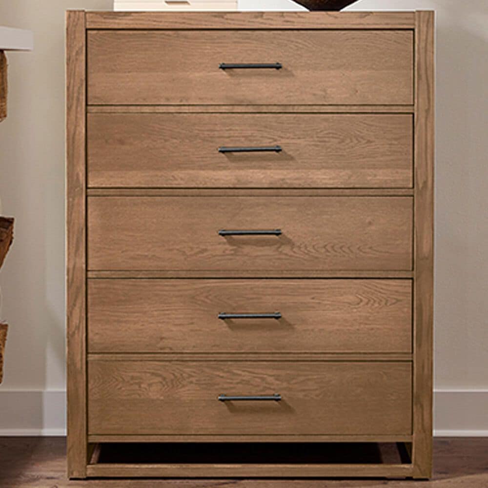 Viceray Collections Lodge and Loft 5-Drawer Chest in Blond Oak, , large