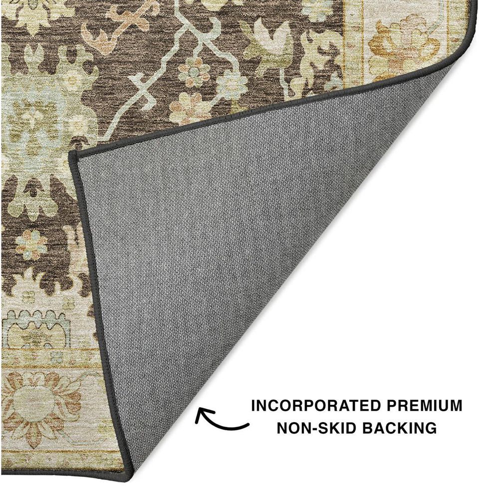 Dalyn Rug Company Hatay HY2 5&#39; x 7&#39;6&quot; Chocolate Area Rug, , large