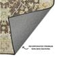 Dalyn Rug Company Hatay HY2 5" x 7"6" Chocolate Area Rug, , large