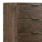 Bernhardt Logan Square 3 Drawer Nightstand in Sable Brown and Gray Mist, , large