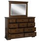 Ashley Taffenbrook 4-Piece King Storage Bedroom Set in Medium Brown and Black, , large