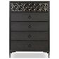Furniture of America Bashford 5-Drawer Chest in Espresso, , large