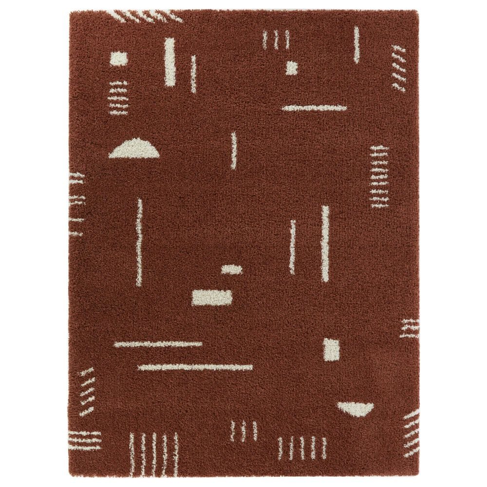 Balta Rugs Rupa 3090663 5"3" x 7" Rust Area Rug, , large