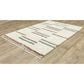 Oriental Weavers Axis Striped 6"7" x 9"6" Ivory Area Rug, , large