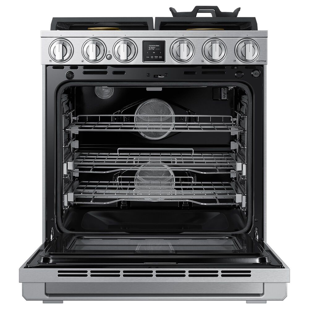 Dacor 30&quot; Professional Dual Fuel Range in Silver Stainless Steel, , large