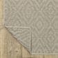Oriental Weavers Caicos CA08A 6"7" x 9"2" Grey Area Rug, , large