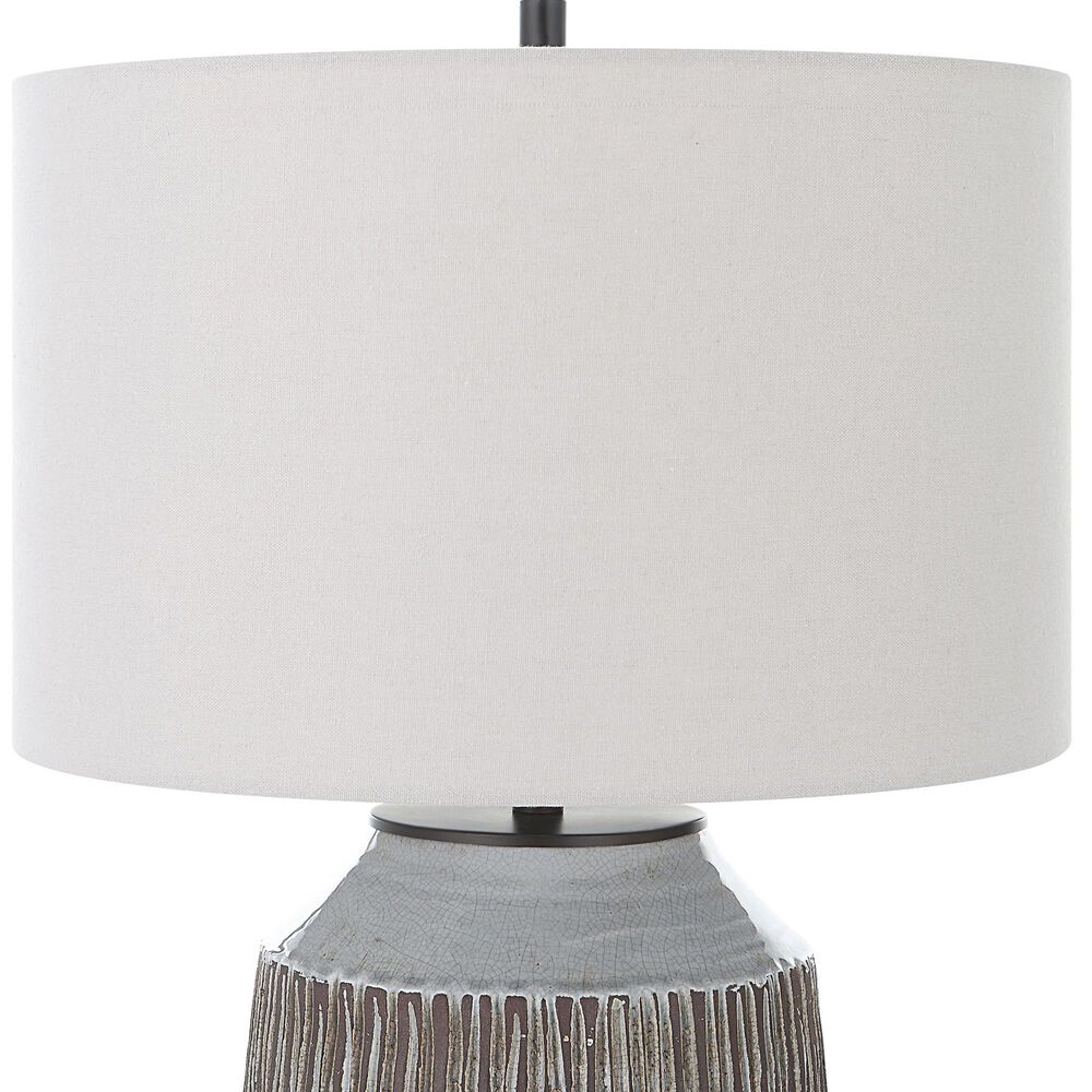 Uttermost Neolithic Table Lamp in Blue Gray, Rust Brown and Dark Bronze, , large