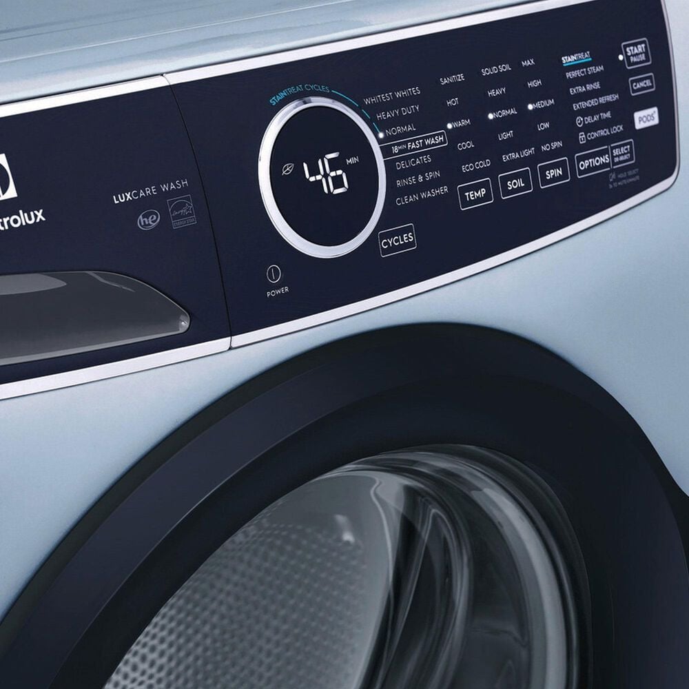 Electrolux 4.5 Cu. Ft. Front Load Washer with Steam and LuxCare Wash System in Glacier Blue, , large