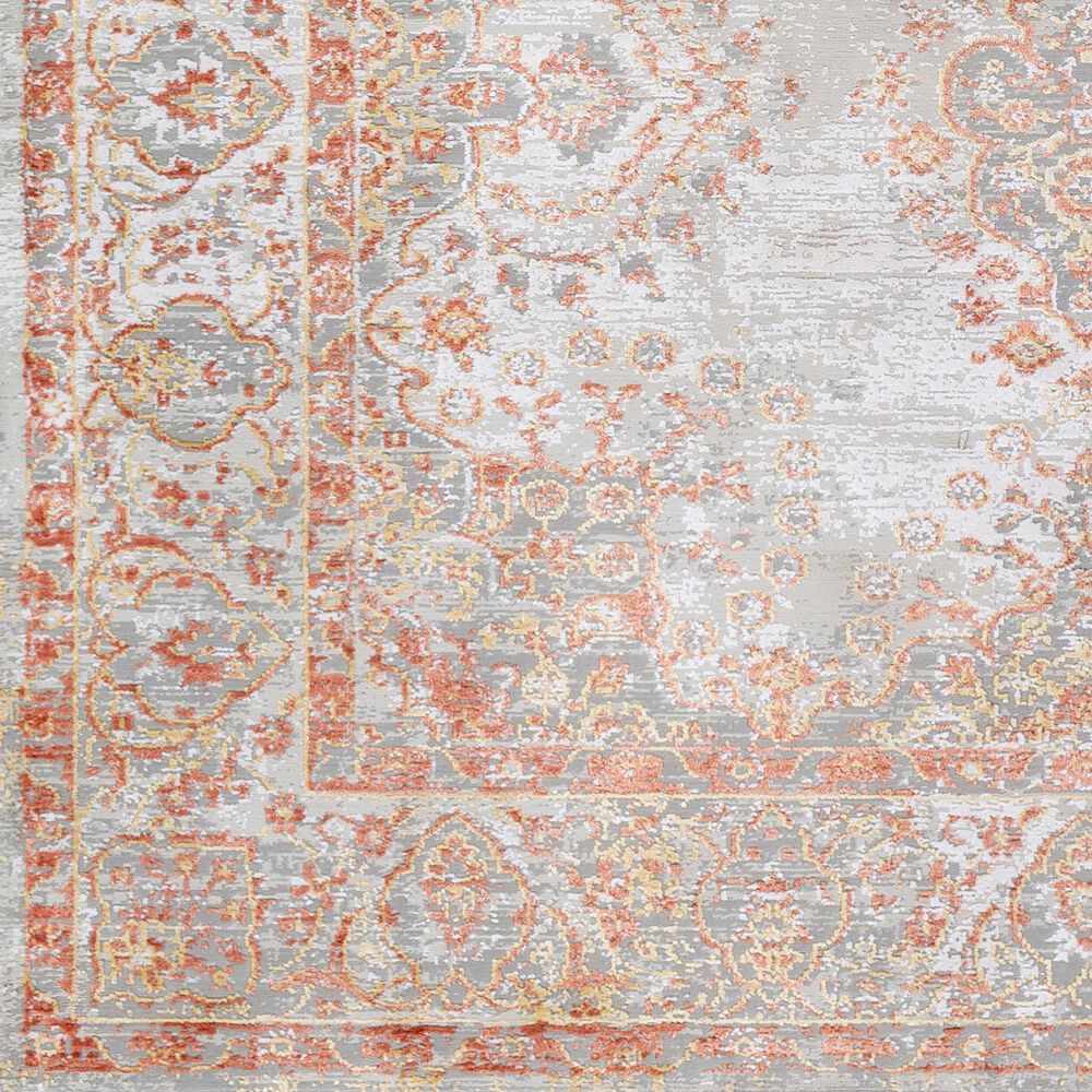 Surya Aisha 2&#39;7&quot; x 7&#39;7&quot; Burnt Orange, Wheat, Off-White, Taupe and Gray Runner, , large