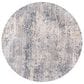 Surya Cardiff CDF-2302 Light Gray, Charcoal, Light Beige, Tan and Dark Blue 6"7" Round Area Rug, , large