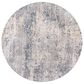 Surya Cardiff CDF-2302 Light Gray, Charcoal, Light Beige, Tan and Dark Blue 6"7" Round Area Rug, , large