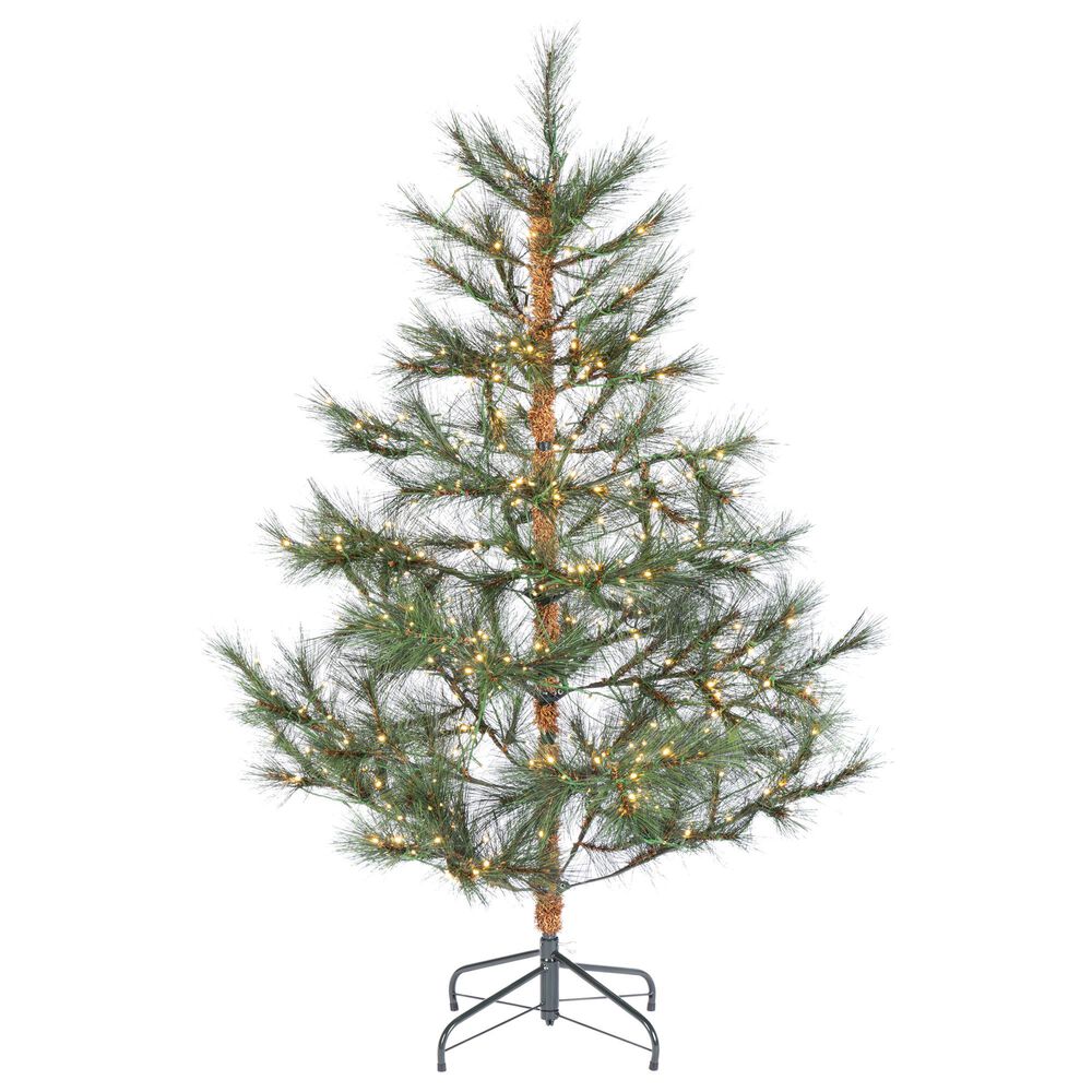 The Gerson Company 5&#39; Pre-Lit Artificial Christmas Tree in Green, , large