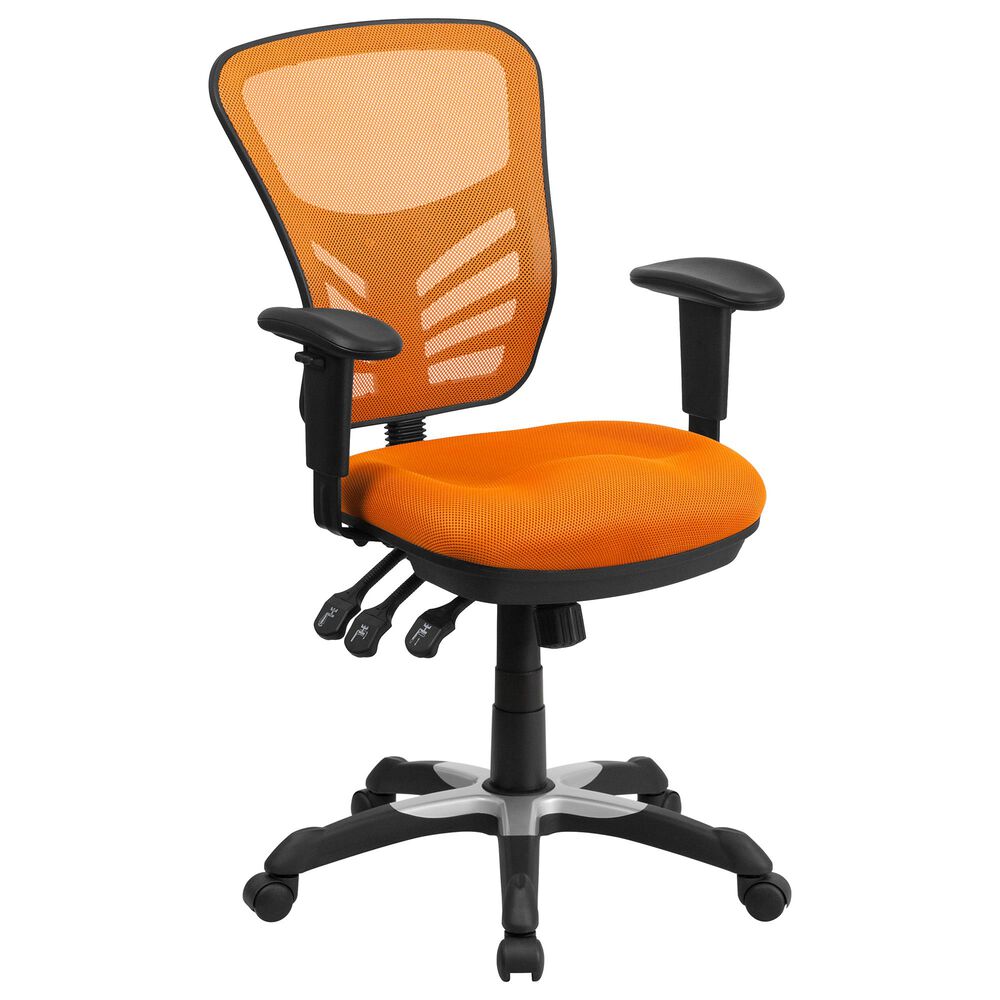 Flash Furniture Executive Swivel Chair in Orange, , large
