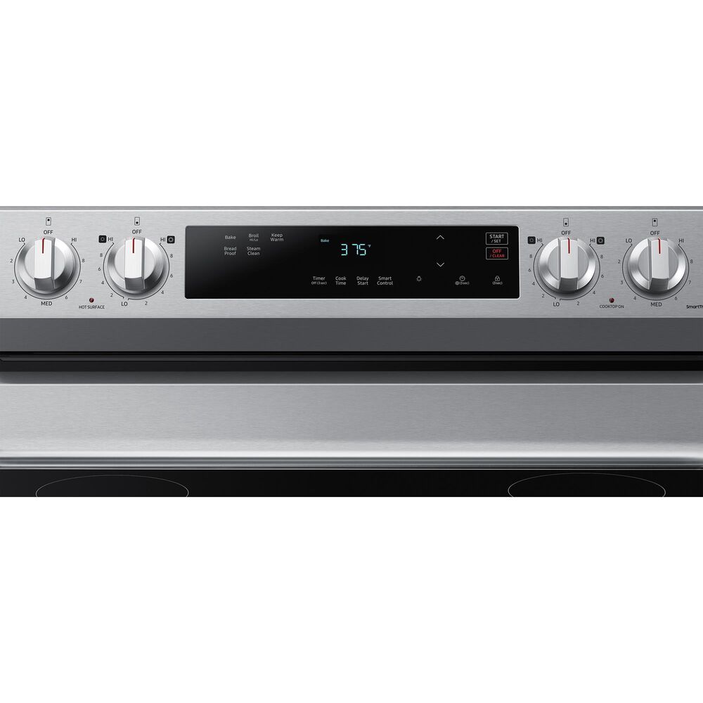 Samsung 6.3 Cu. Ft. Freestanding Electric Range with 4 Burners in Stainless Steel, , large