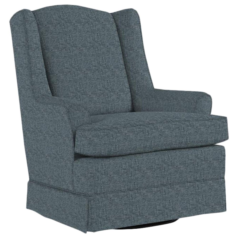 Best Home Furnishings Natasha Swivel Glider Chair in Denim, , large