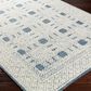Surya Louvre Dark Blue, Cream and Pale Blue 10" x 14" Area Rug, , large