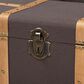 Baxton Studio Stephen 2-Piece Storage Trunk Set in Dark Brown and Oak, , large