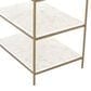 Four Hands Felix Nightstand Top and Shelves in Polished White, , large