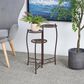 Maple and Jade 3-Tier Indoor/Outdoor Plant Stand with Scroll Details in Brown, , large