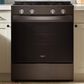 Whirlpool 30" Gas Smart Range in Black-on-Stainless Steel, , large