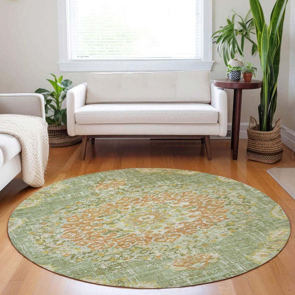Dalyn Rug Company Tabrook TB11 Aloe 8&#39; Round Area Rug, , large
