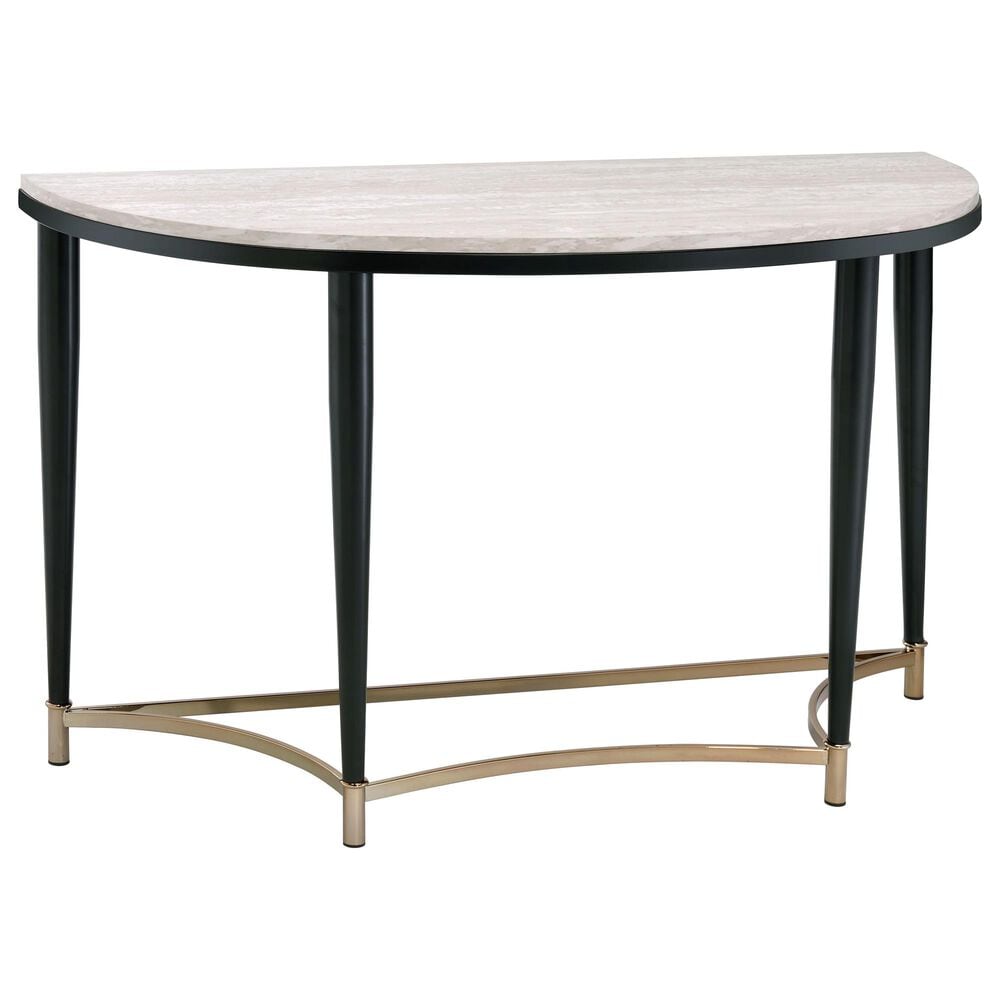 Gunnison Co. Ayser Sofa Table in White Washed/Black, , large