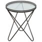 Uma Enterprises Accent Table in Dark Silver (Set of 2), , large