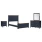 Ashley Landocken 4-Piece Full Bedroom Set in Brown and Blue, , large