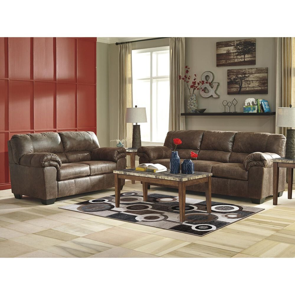 Ashley Bladen Loveseat in Coffee, , large
