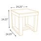 Ashley Watson End Table in Dark Brown, , large