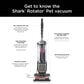 Shark Rotator Pet Upright Vacuum with PowerFins HairPro in Charcoal, , large