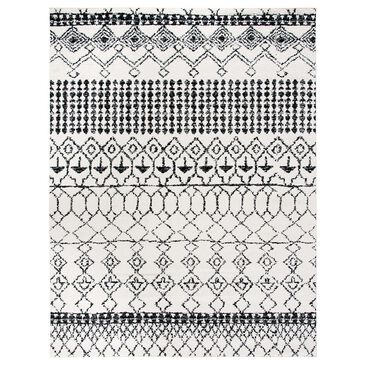 Safavieh Tulum 10" x 14" Ivory and Black Area Rug, , large