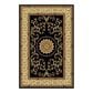 Radici USA Noble 1419 7"9" x 9"6" Black Area Rug, , large