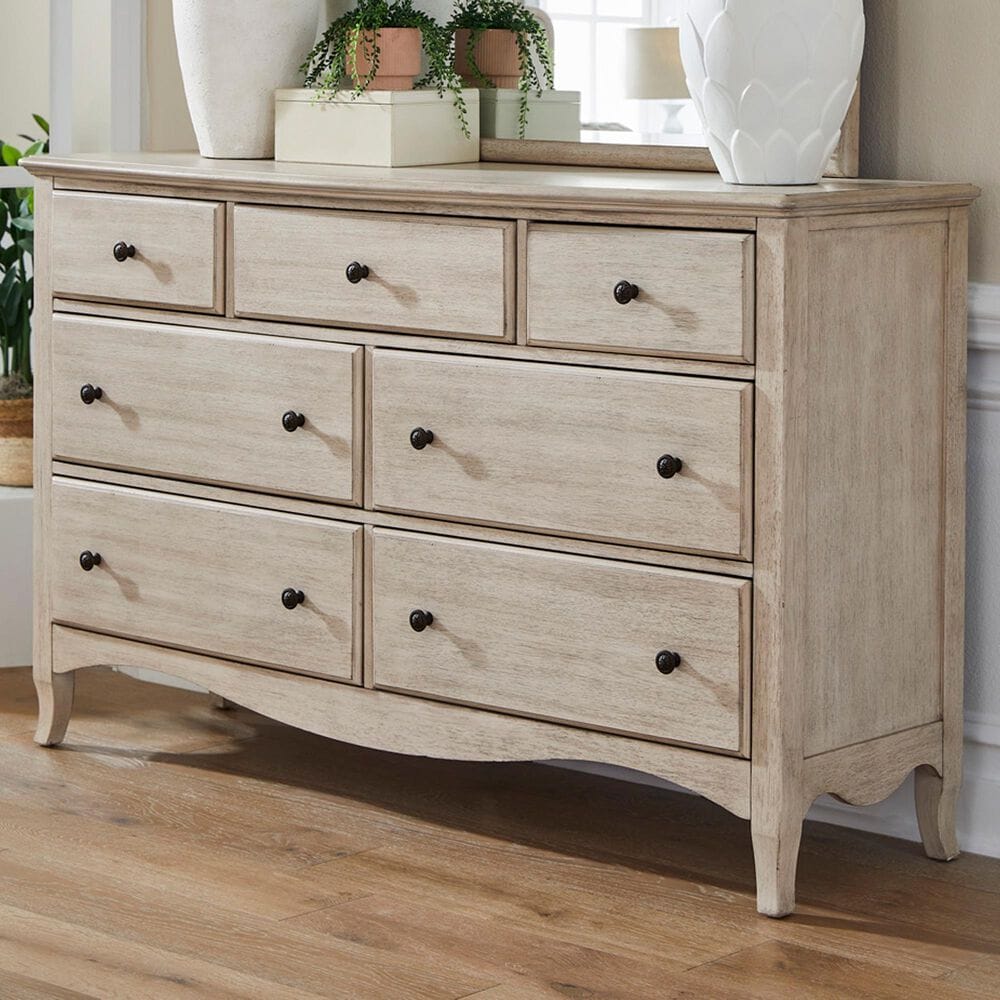 Riva Ridge Provence 8-Drawer Dresser in Linen, , large