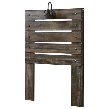 Signature Design by Ashley Drystan Twin Slat Headboard in Rustic Brown, , large