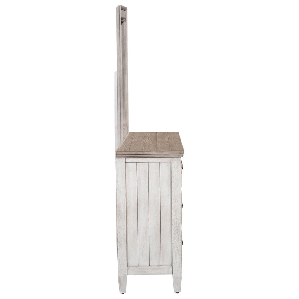Belle Furnishings Heartland 4-Piece King Bedroom Set in Antique White, , large