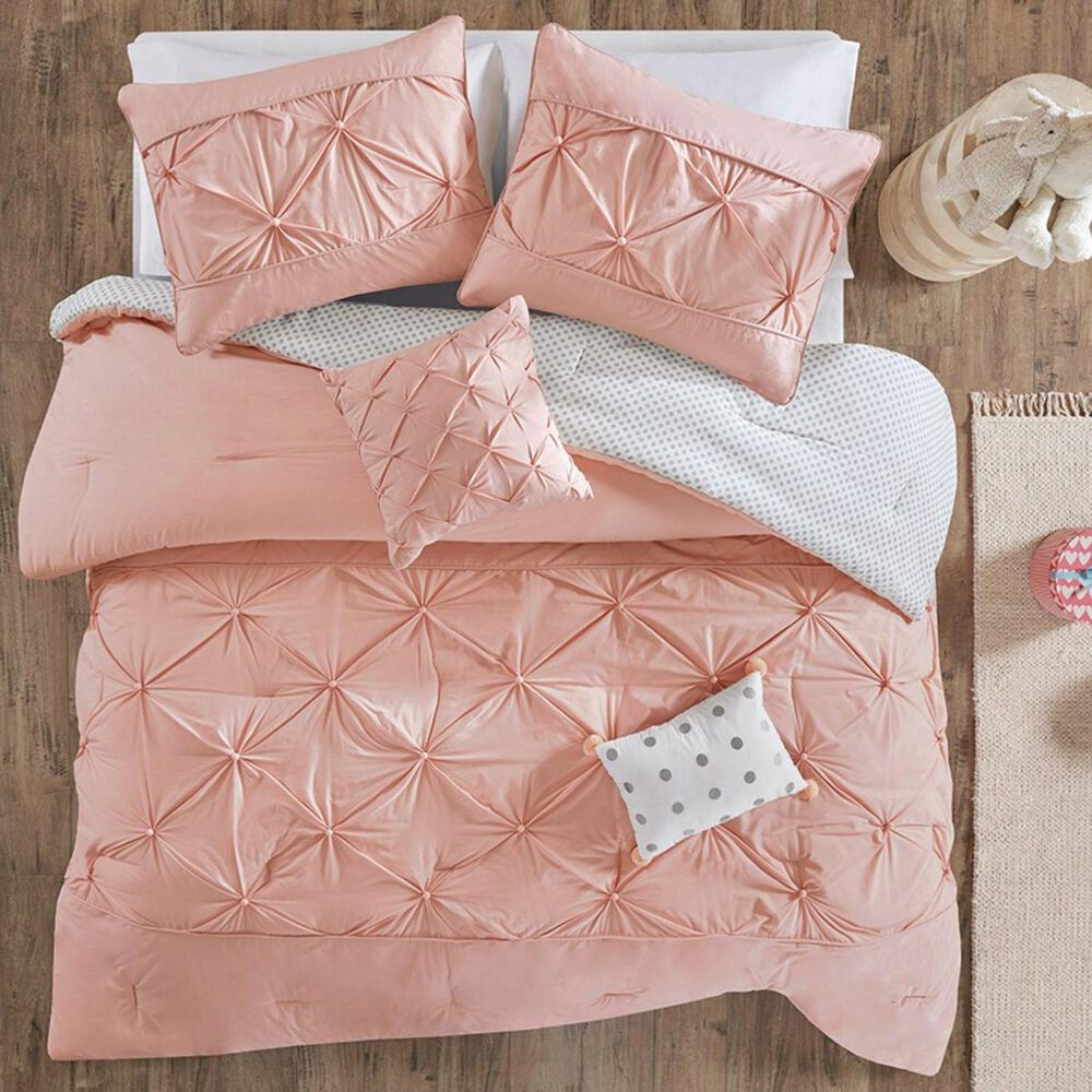 Hampton Park Aurora 4-Piece Twin/Twin Xl Comforter Set in Blush, , large