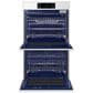 Samsung 2-Piece Kitchen Package with White 30" Glass Double Wall Oven and Stainless Steel 30" Smart Gas Cooktop, , large