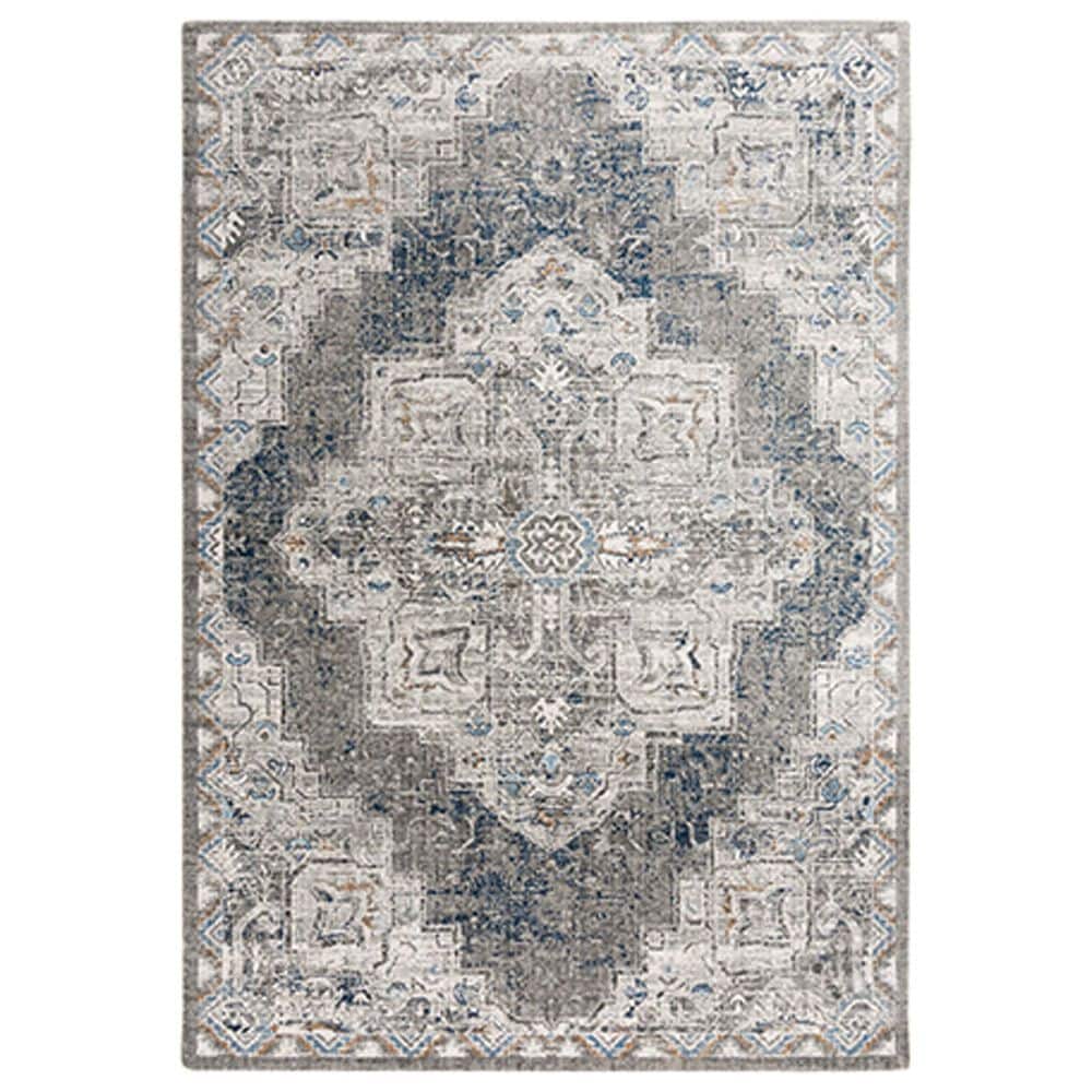 RIZZY Anatolia ANT742 5"2" x 7"9" Dark Gray Area Rug, , large